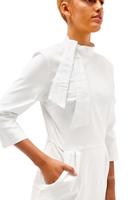 Muxxn Mod Inspired White Dress